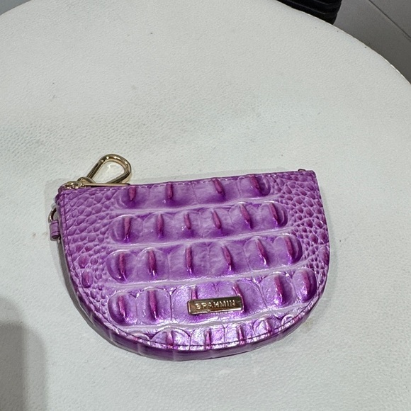 Brahmin Britt lilac essence Croc-Embossed Wallet - Picture 1 of 2